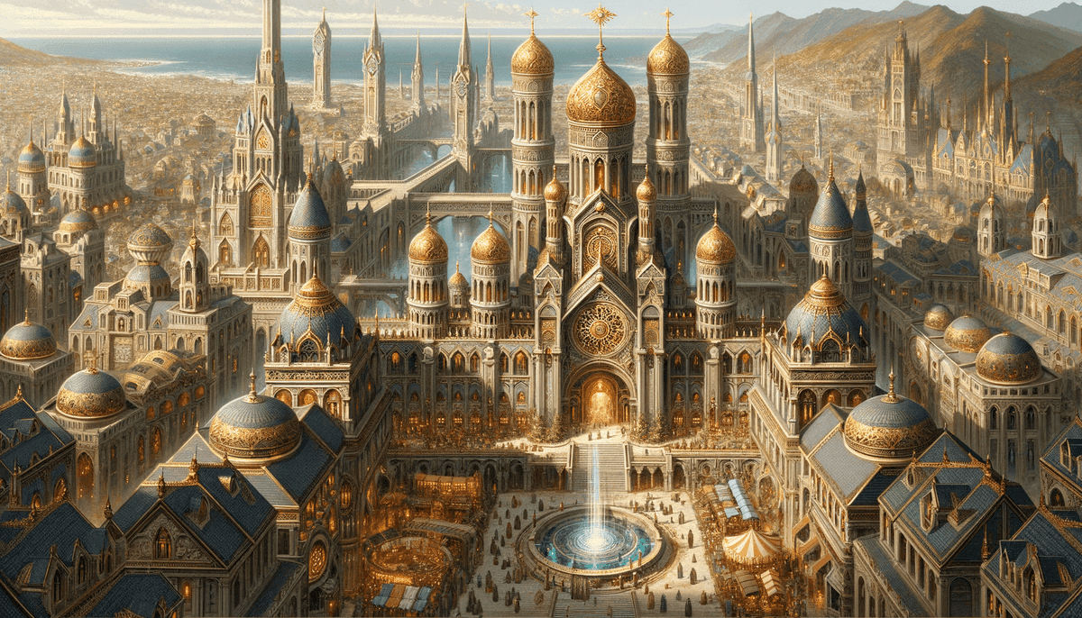 Grand fantasy city